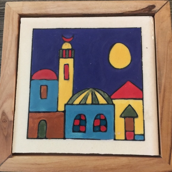 SANDROUNDI CERAMIC TILE TRINKET BOX - Picture 3 of 8